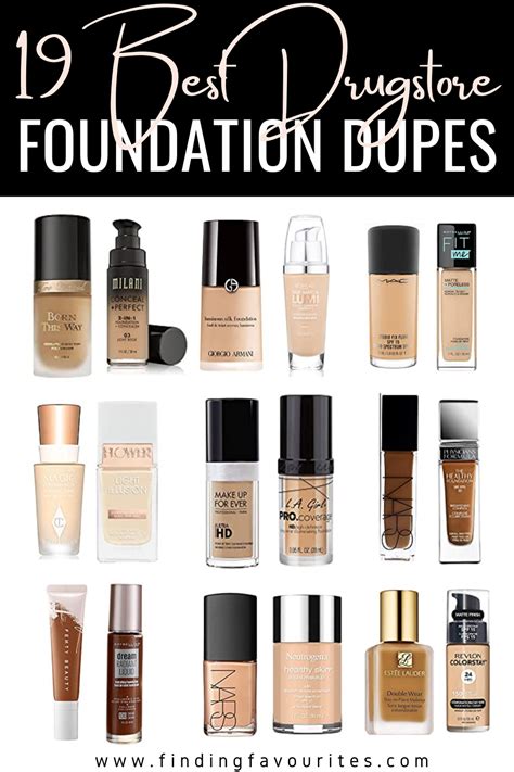 chanel foundation dupes|drugstore dupes for expensive makeup.